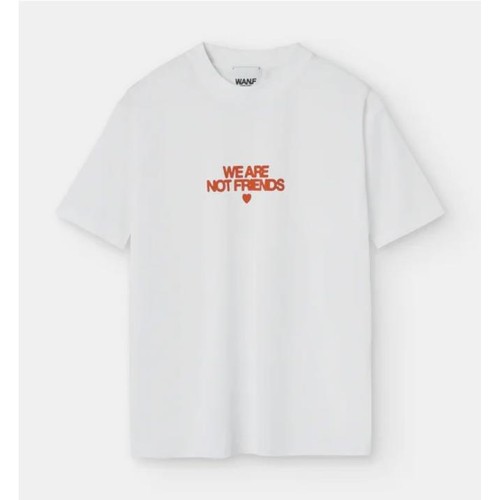 WE ARE NOT FRIENDS BOLD LOVE BLANCO