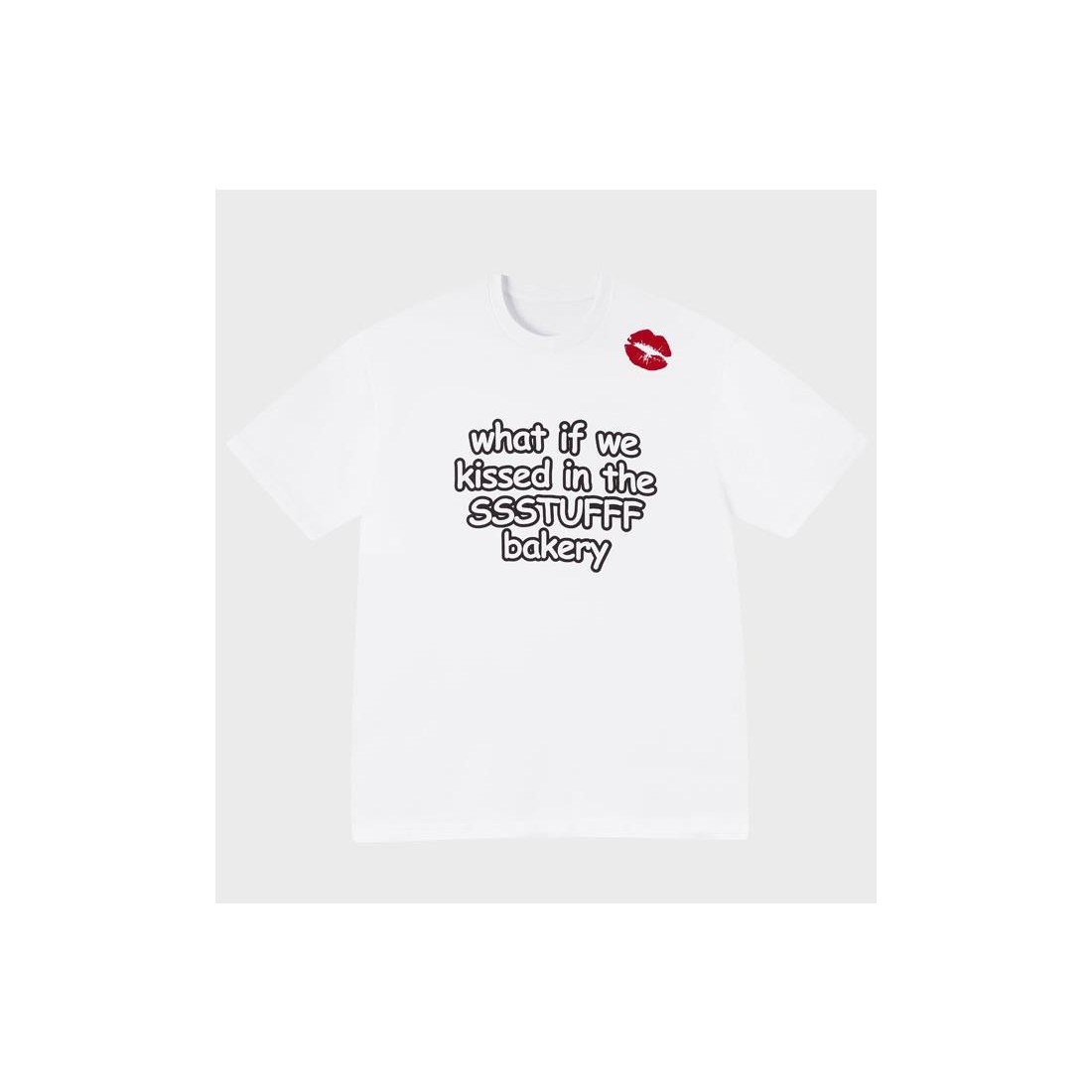 SSSTUFFF KISS SCENTED TEE BLANCO