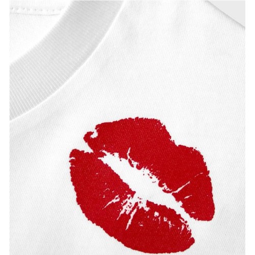 SSSTUFFF KISS SCENTED TEE BLANCO