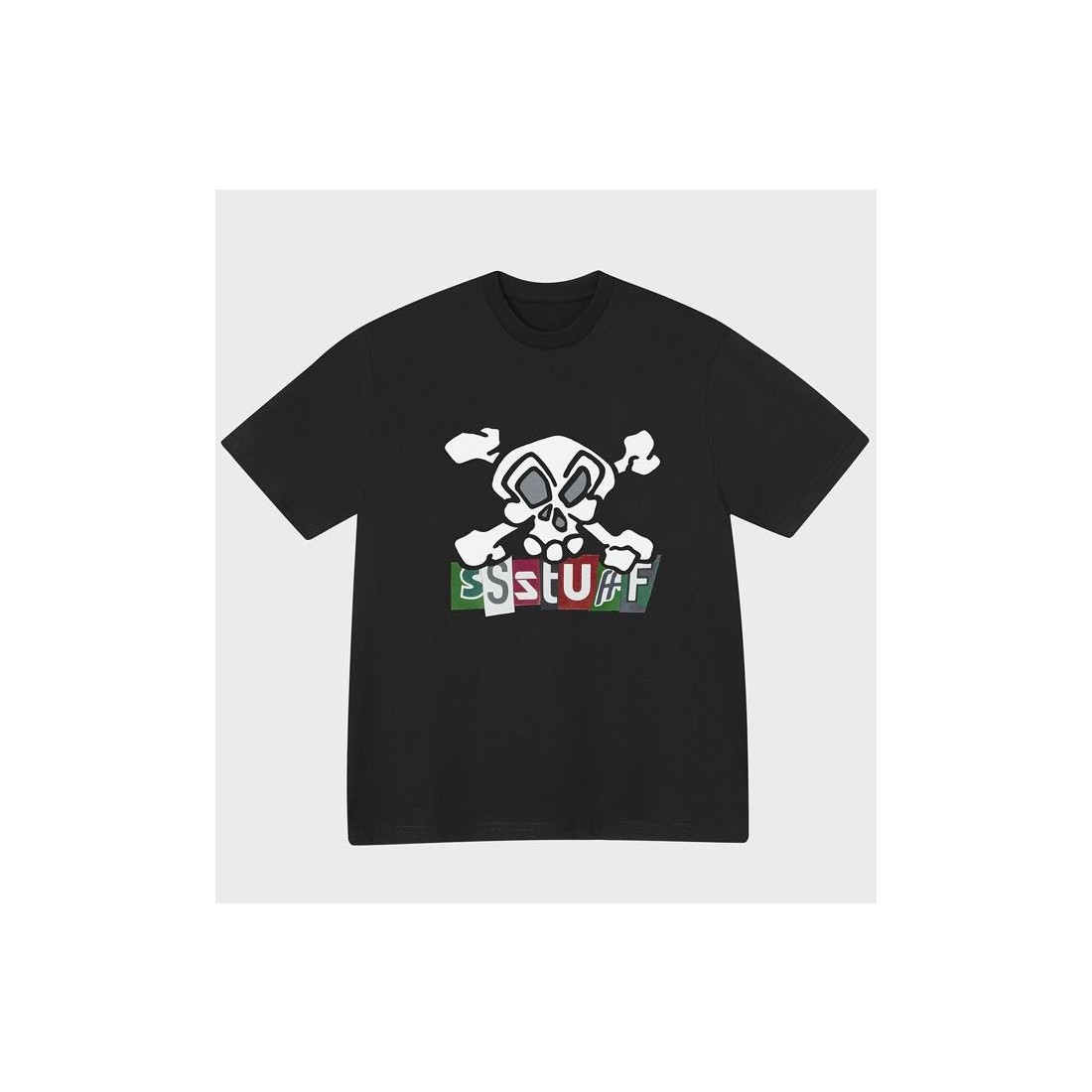 SSSTUFFF SKULL TEE NEGRO