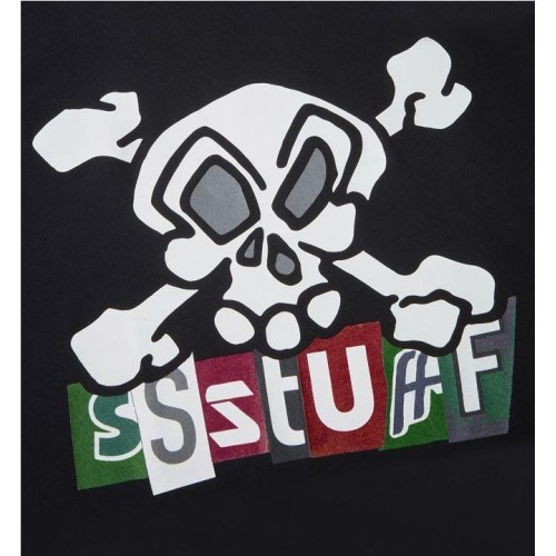 SSSTUFFF SKULL TEE NEGRO