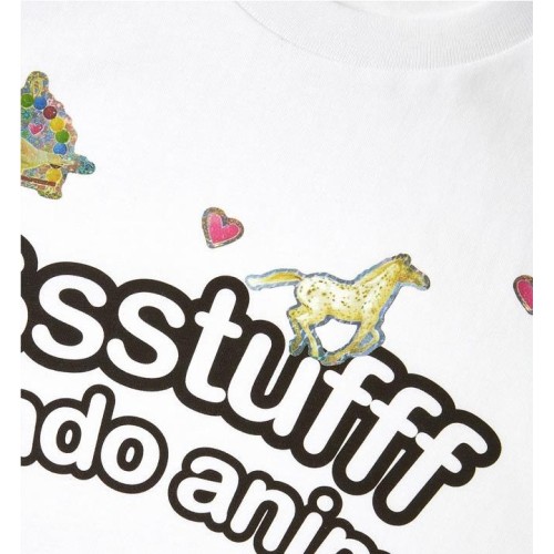 SSSTUFFF PET SHOP TEE BLANCO