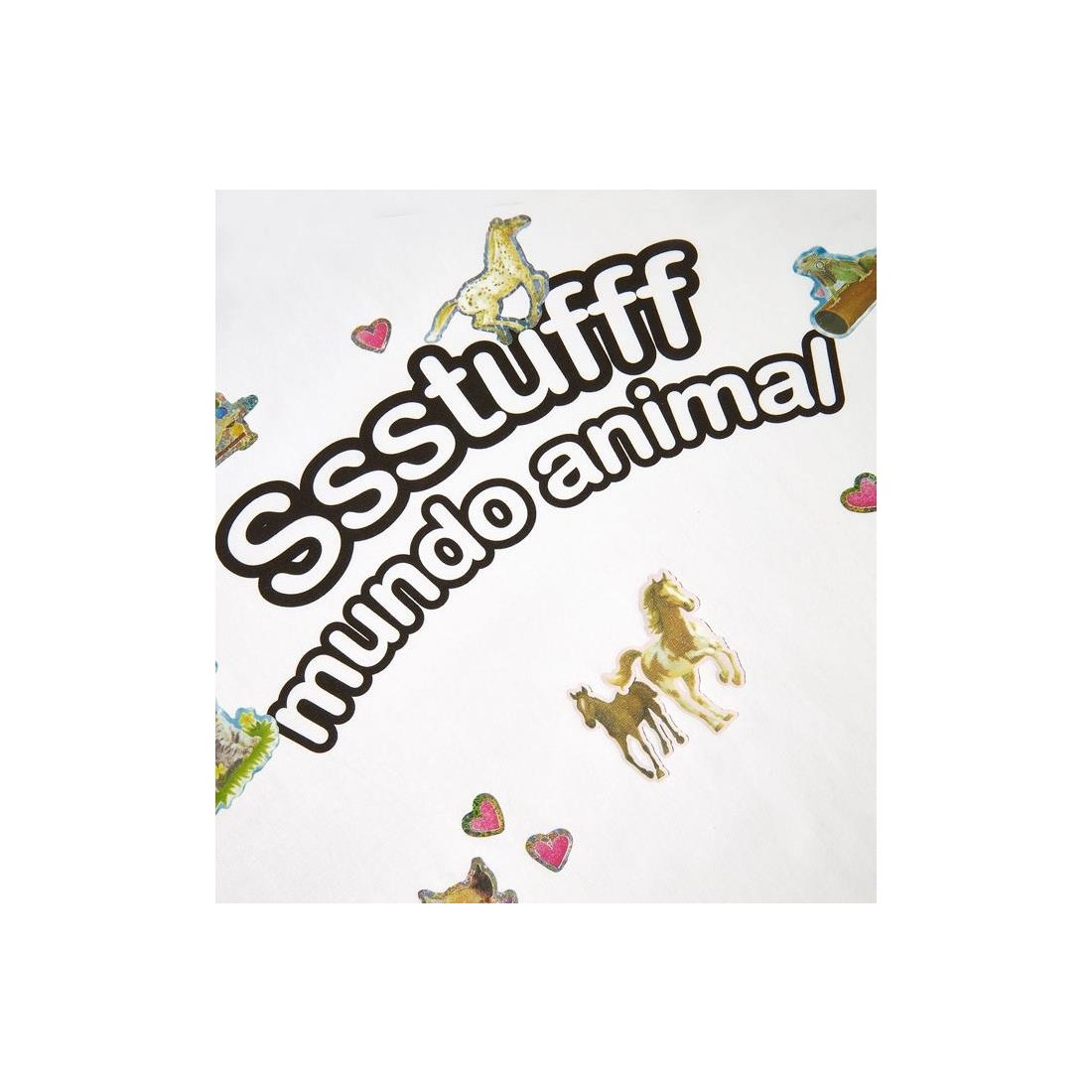 SSSTUFFF PET SHOP TEE BLANCO