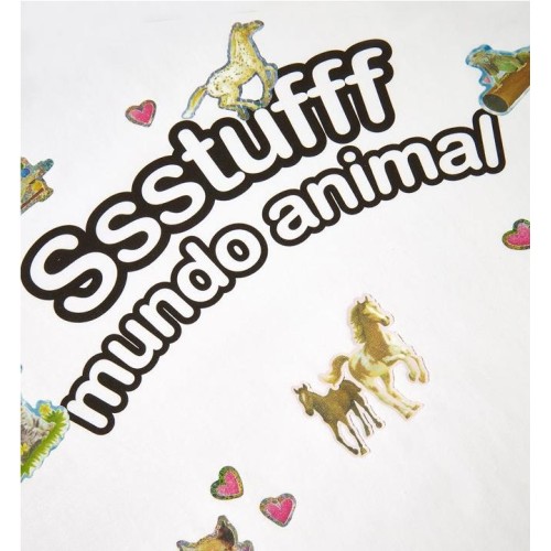 SSSTUFFF PET SHOP TEE BLANCO