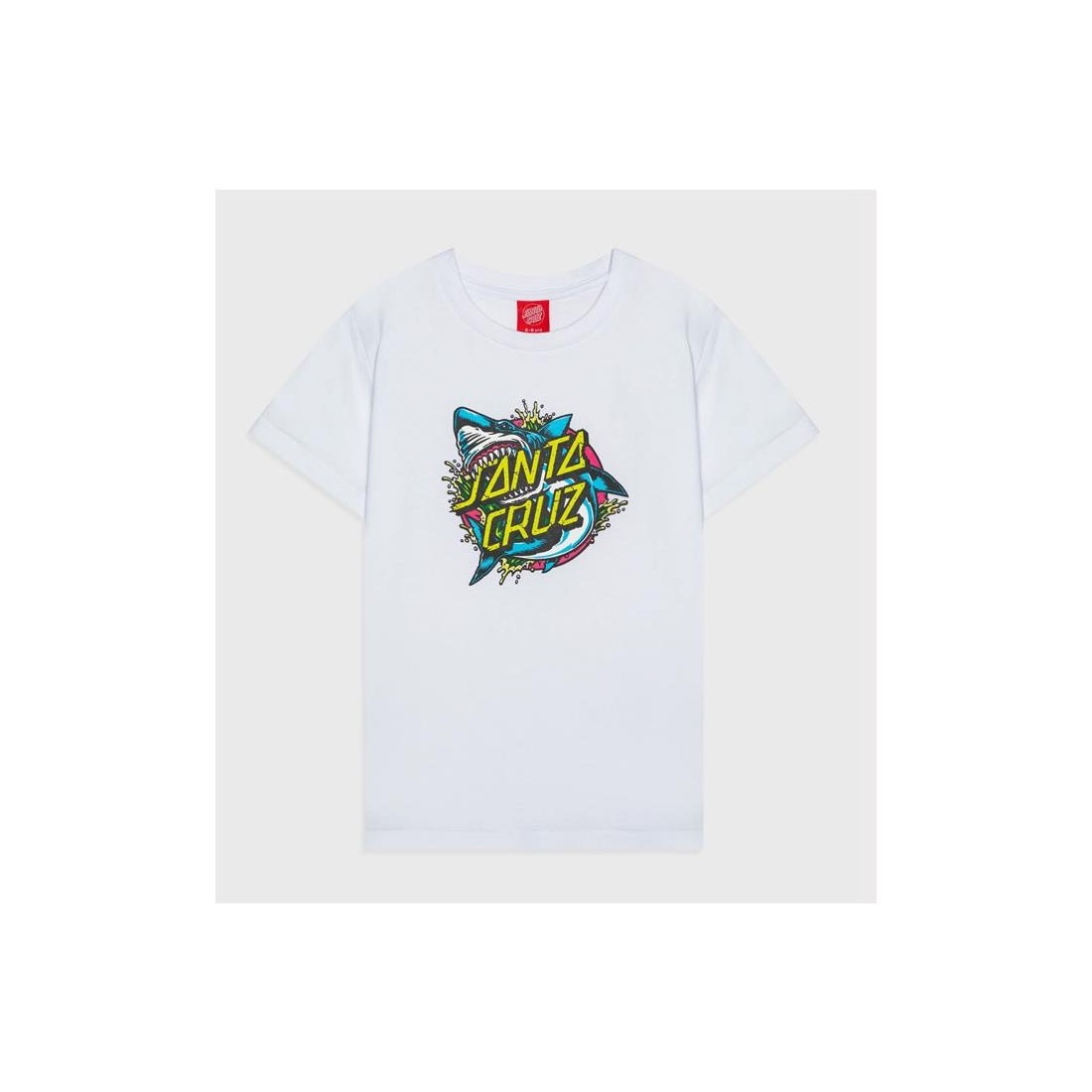 SANTA CRUZ YOUTH SHARK DOT BLANCO