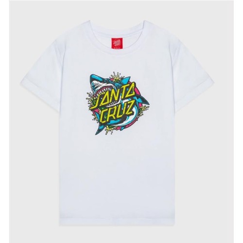 SANTA CRUZ YOUTH SHARK DOT BLANCO