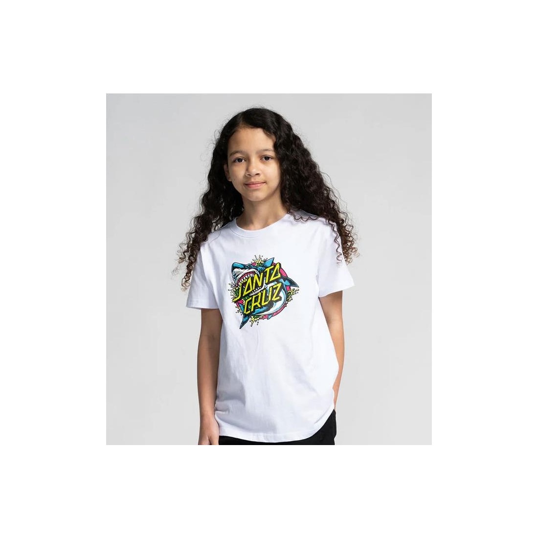 SANTA CRUZ YOUTH SHARK DOT BLANCO