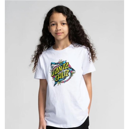 SANTA CRUZ YOUTH SHARK DOT BLANCO