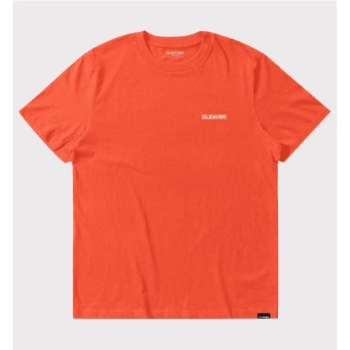 CLEAVER BOX LOGO TEE CORAL