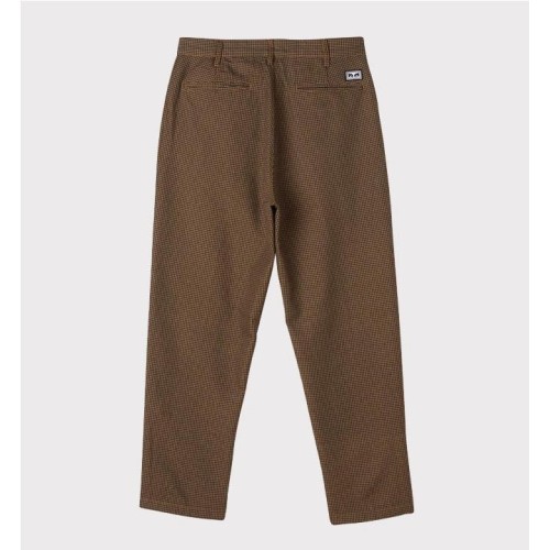 OBEY FUBAR HOUNDSTOOTH MARRON 2