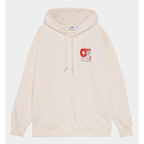 OBEY WORLD FRIENDLIEST HOOD BEIGE
