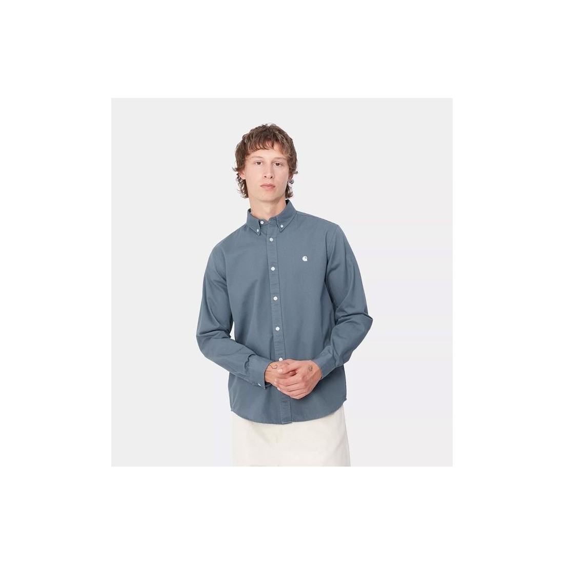 CARHARTT WIP MADISON SHIRT LS AZUL