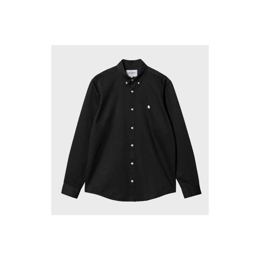 CARHARTT WIP MADISON LS SHIRT NEGRO