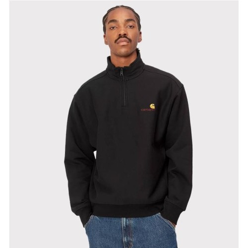 CARHARTT WIP HALF ZIP AMERICAN NEGRO