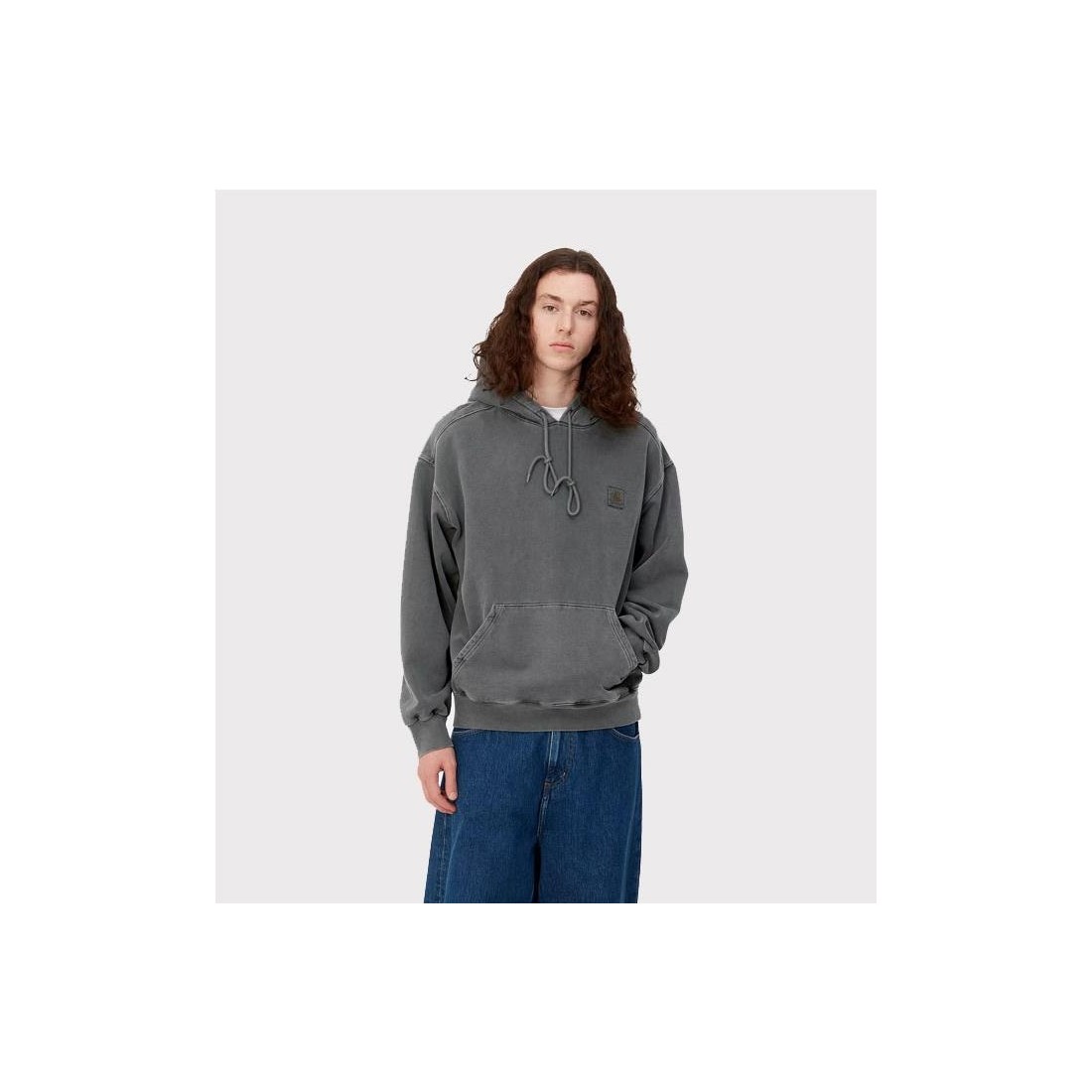 CARHARTT WIP HOODED VISTA GRIS OSCURO