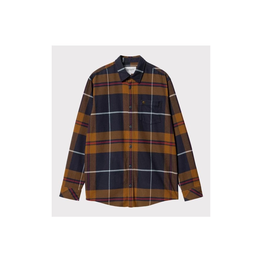 CARHARTT WIP GARNETT SHIRT LS MARRON