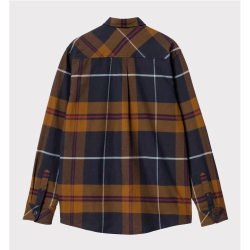 CARHARTT WIP GARNETT SHIRT LS MARRON