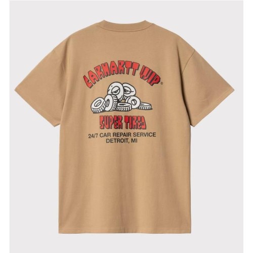CARHARTT WIP SUPER TIRED TEE BEIGE