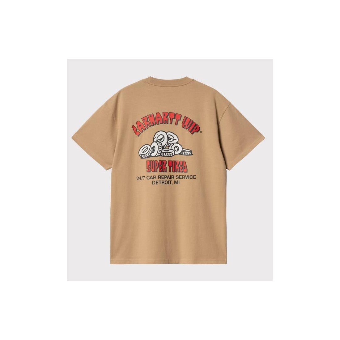 CARHARTT WIP SUPER TIRED TEE BEIGE