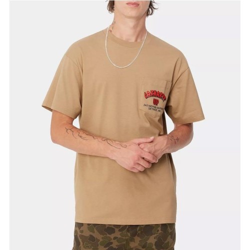 CARHARTT WIP SUPER TIRED TEE BEIGE
