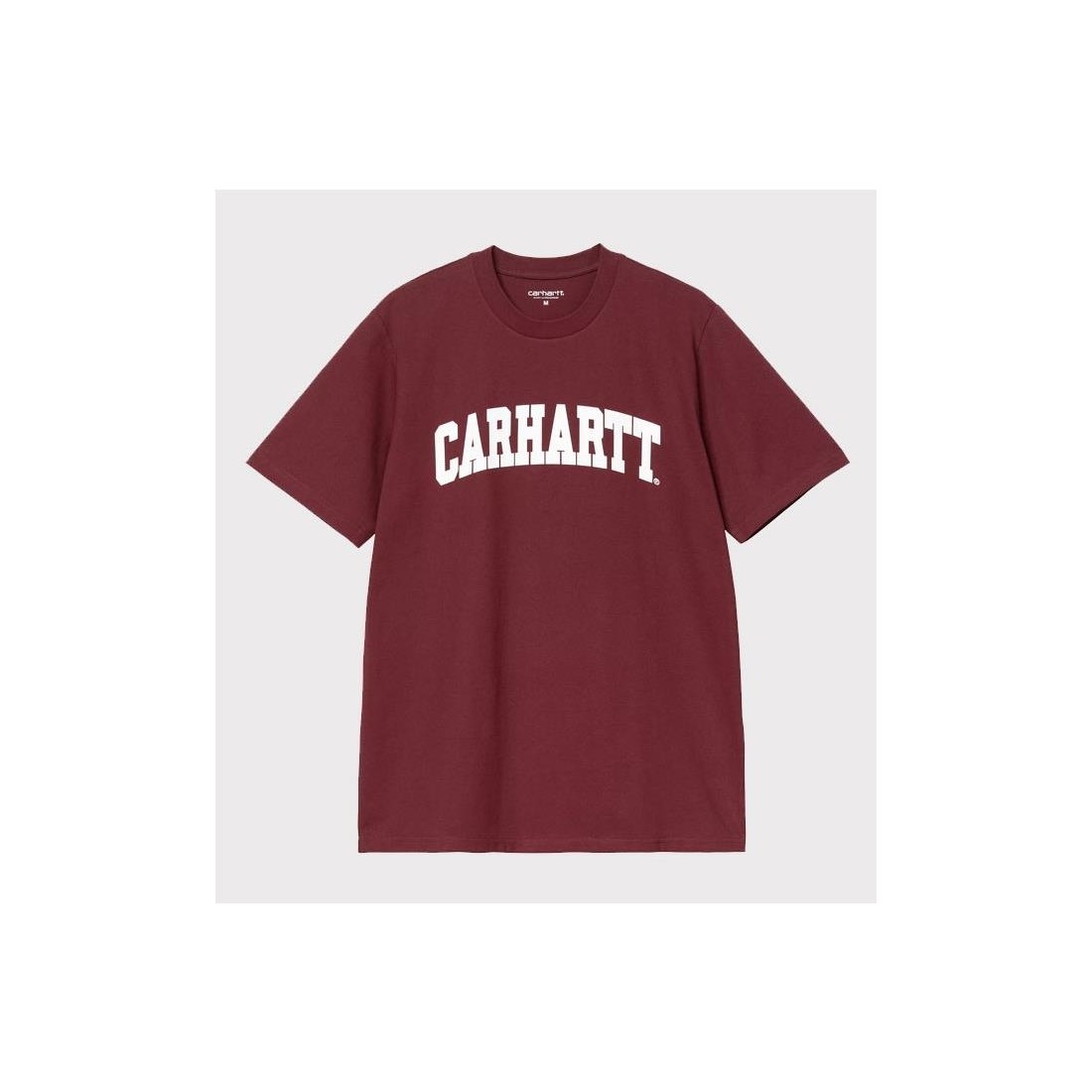 CARHARTT WIP UNIVERSITY TEE GRANATE