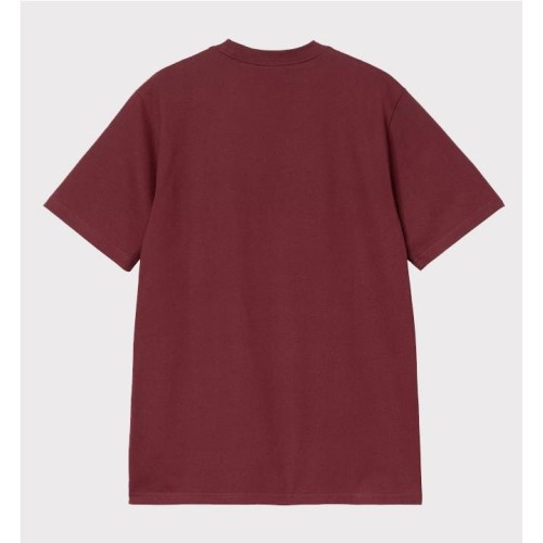 CARHARTT WIP UNIVERSITY TEE GRANATE
