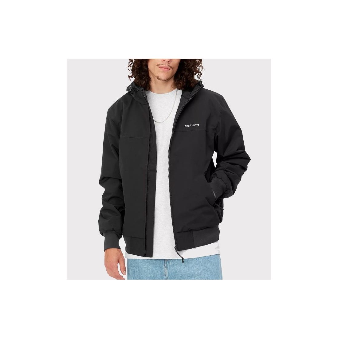 CARHARTT WIP HOODED SAIL JKT NEGRO