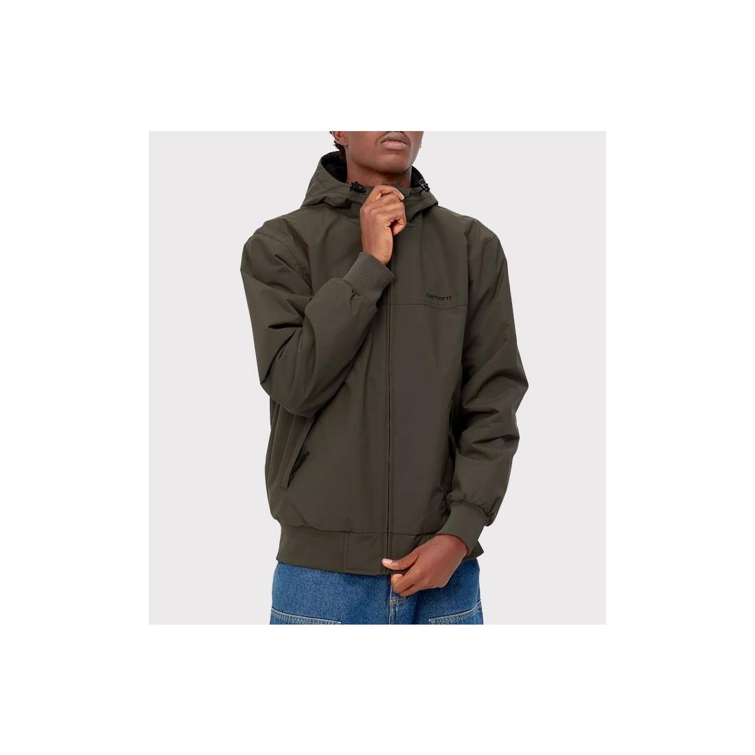 CARHARTT WIP HOODED SAIL JKT VERDE