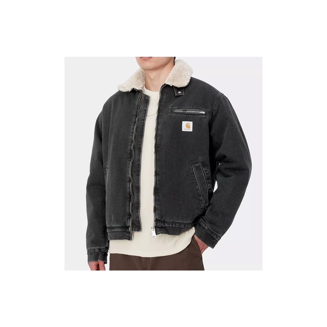 CARHARTT WIP HERALD JACKET NEGRO