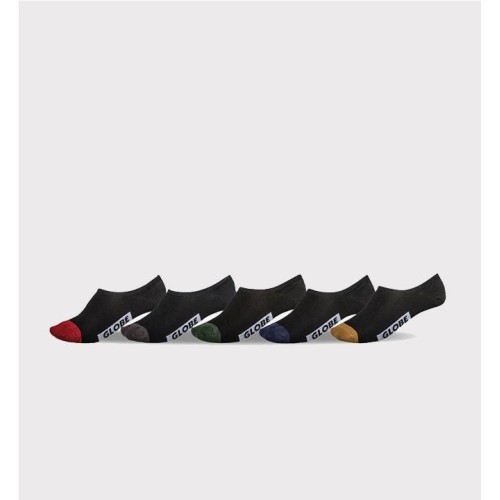 GLOBE TILT HI CREW SOCK 5 PACK NEGRO