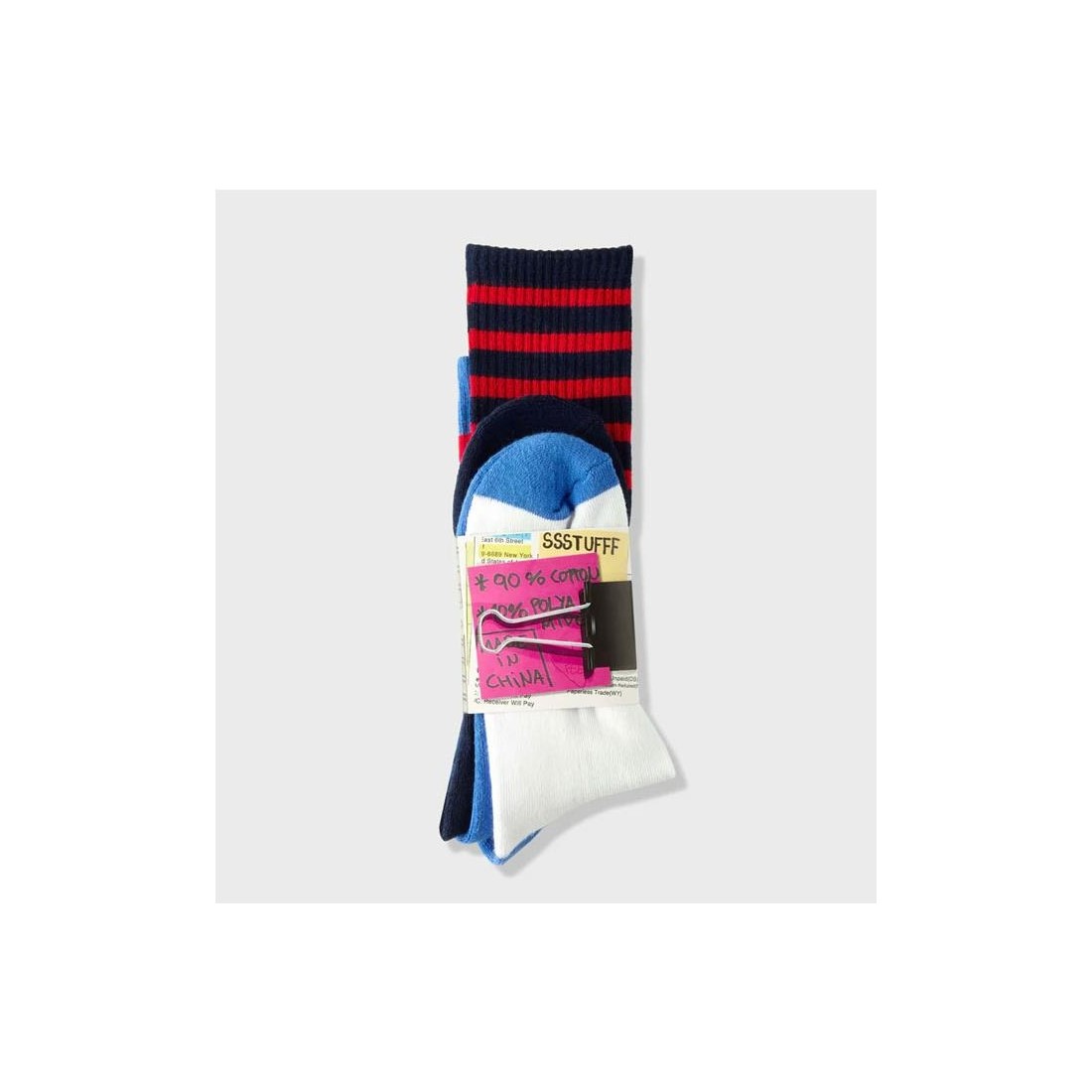 SSSTUFFF 3SOME SOCK MULTICOLOR
