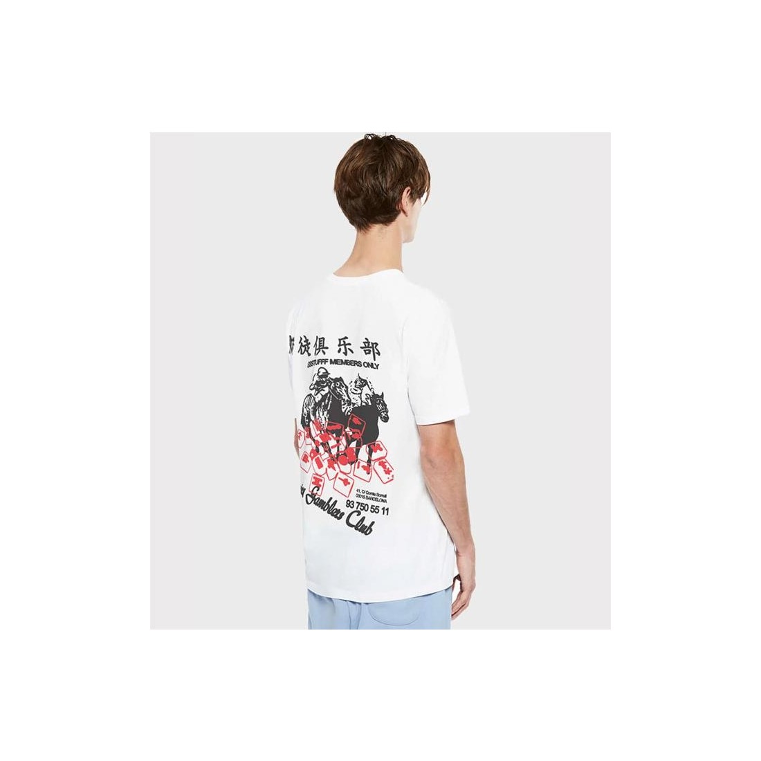 SSSTUFFF SPICY HORSE TEE BLANCO