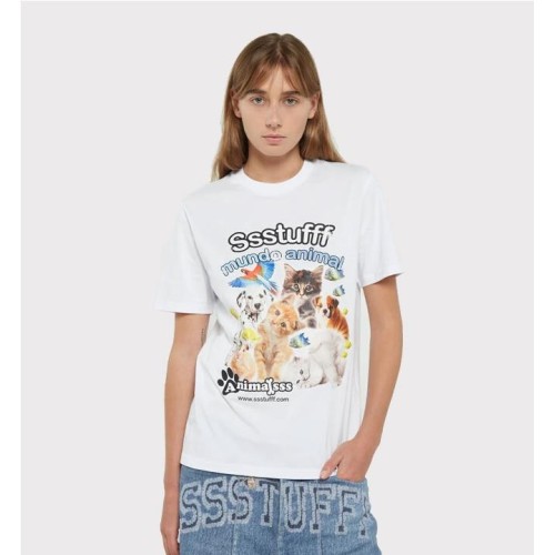 SSSTUFFF ANIMAL WORLD TEE BLANCO 2