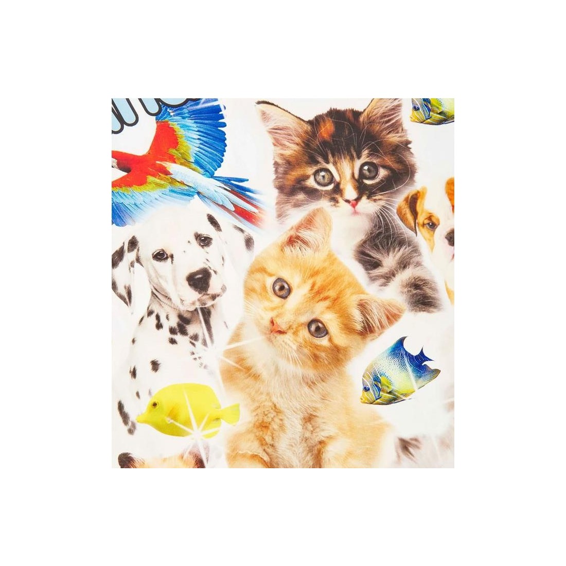 SSSTUFFF ANIMAL WORLD TEE BLANCO