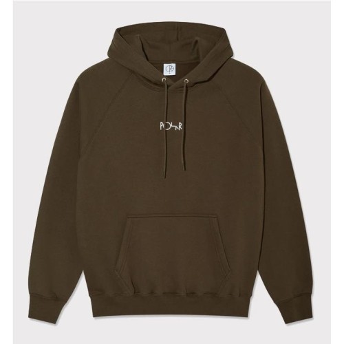 POLAR DEFAULT HOODIE MARRON