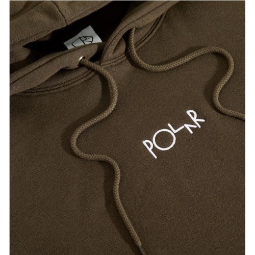 POLAR DEFAULT HOODIE MARRON