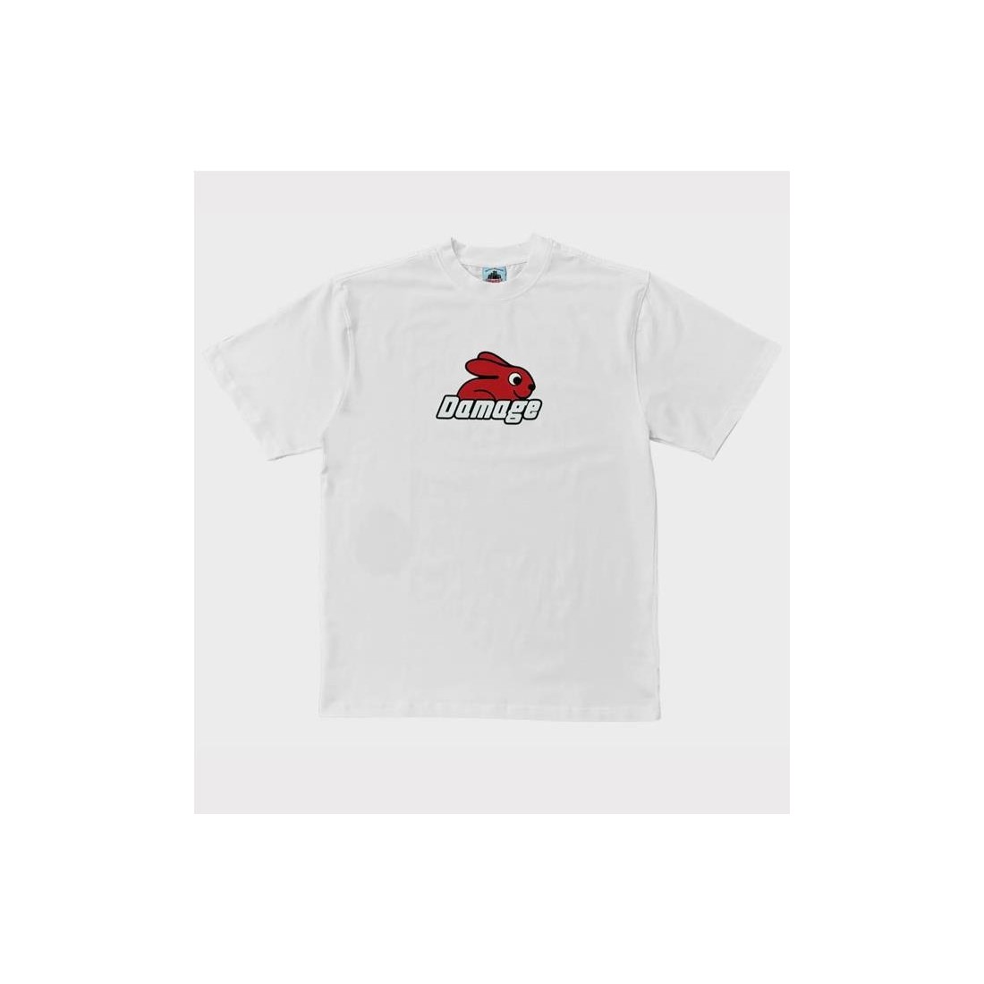 DAMAGE BUNNY TEE BLANCO