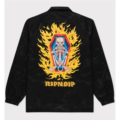 RIPNDIP BURN IN HECK JACKET NEGRO