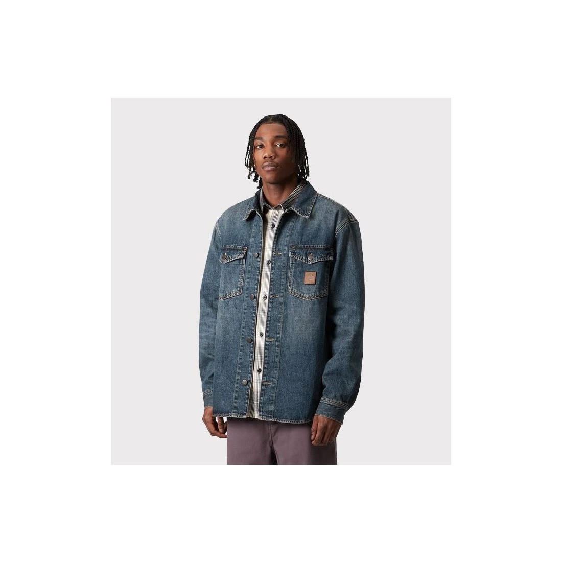 CARHARTT WIP LINCOLN SHIRT JKT AZUL