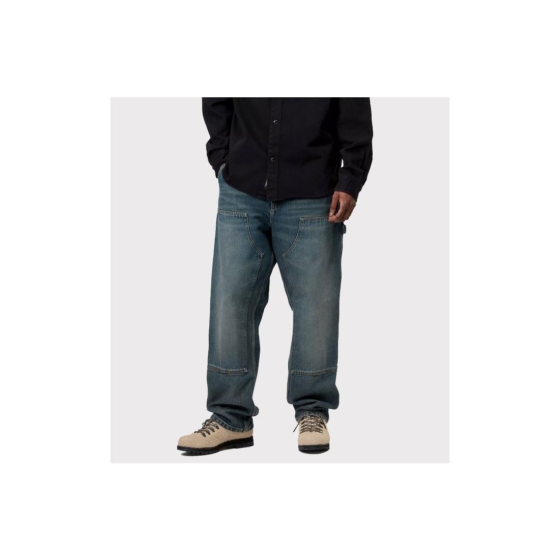 CARHARTT WIP DOUBLE KNEE PANT AZUL