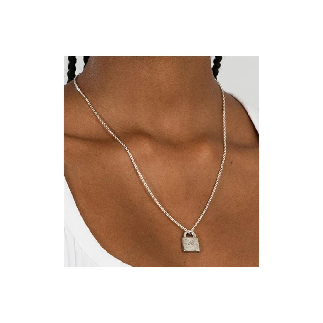 TWOJEYS CLOSED NECKLACE PLATA