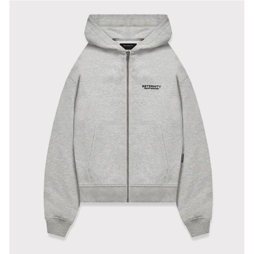 RETERNITY CREATIVE ZIP HOODIE GRIS