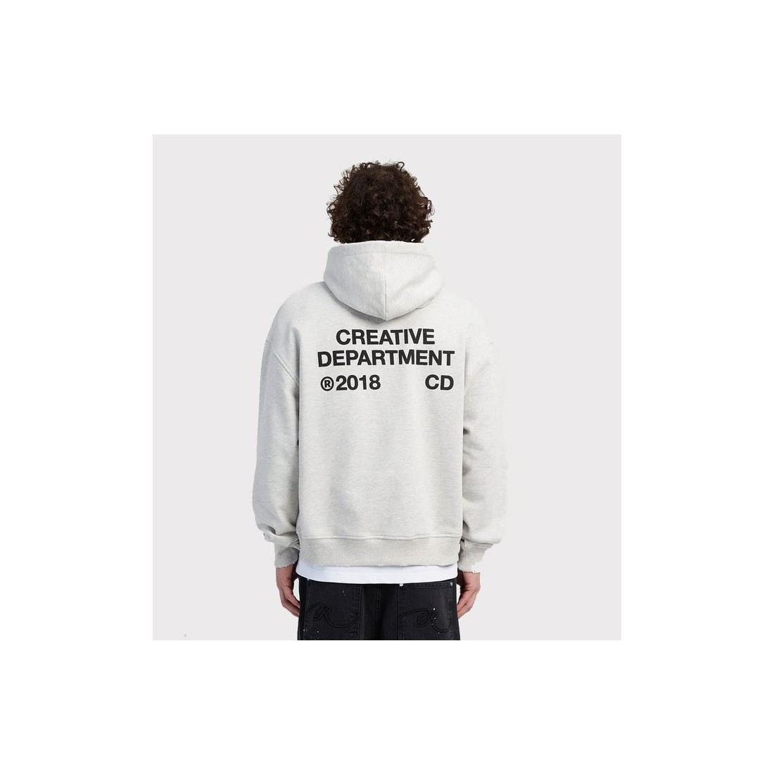 RETERNITY CREATIVE ZIP HOODIE GRIS