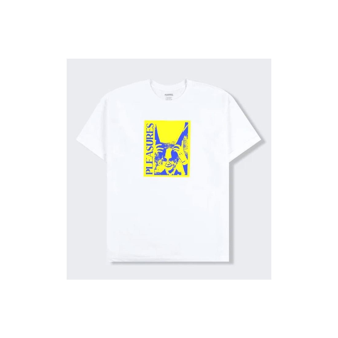 PLEASURES HORNY TEE BLANCO