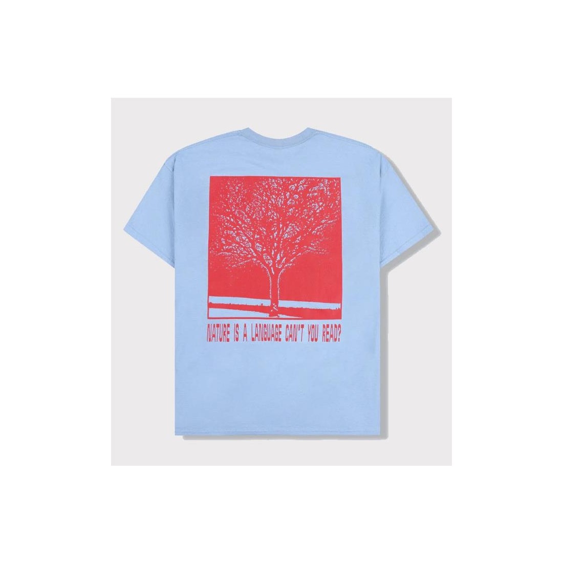 PLEASURES NATURE TEE AZUL