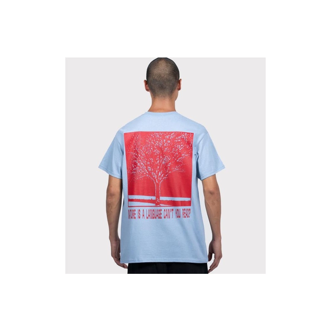 PLEASURES NATURE TEE AZUL