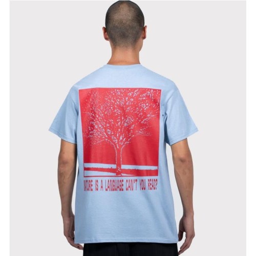 PLEASURES NATURE TEE AZUL
