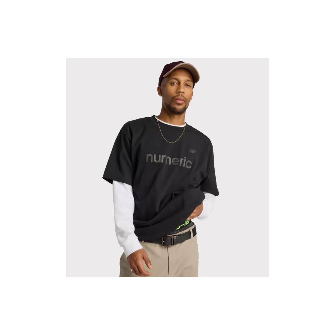 NB NUMERIC COTTON TEE NEGRO