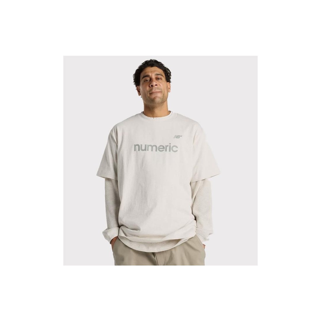 NB NUMERIC COTTON TEE GRIS