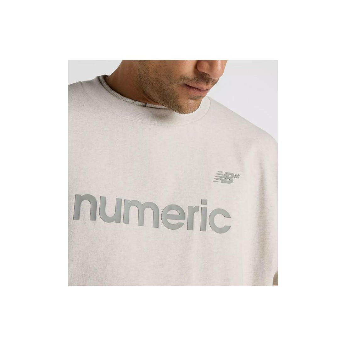 NB NUMERIC COTTON TEE GRIS